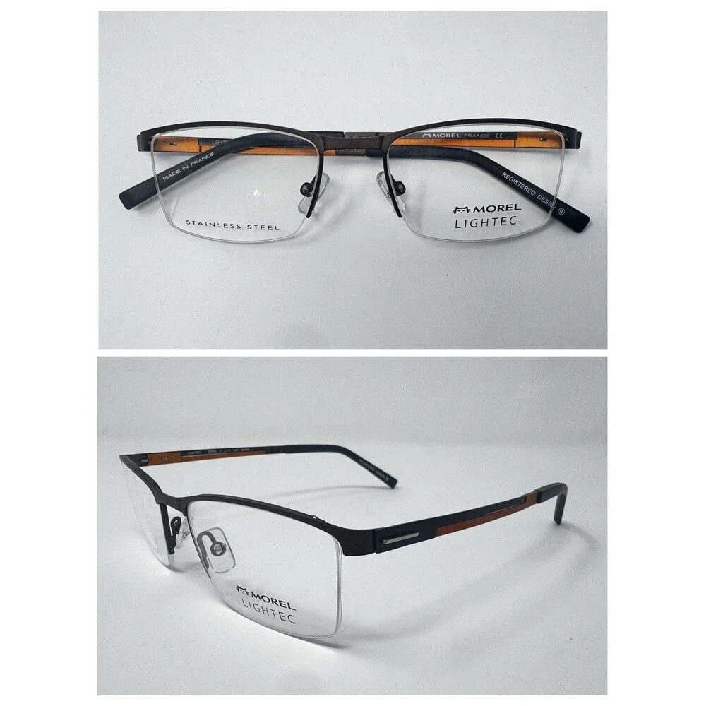 Morel Lightec 30040L 51-18-140 Eyeglass Frames Gunmetal Copper France